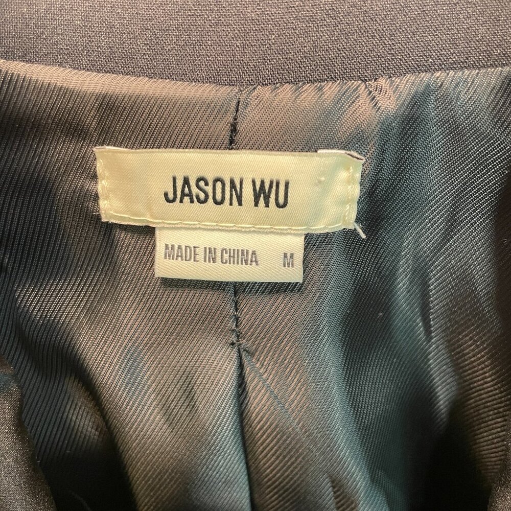 Jason Wu Size Medium Tuxedo Satin Shawl Collar On… - image 4